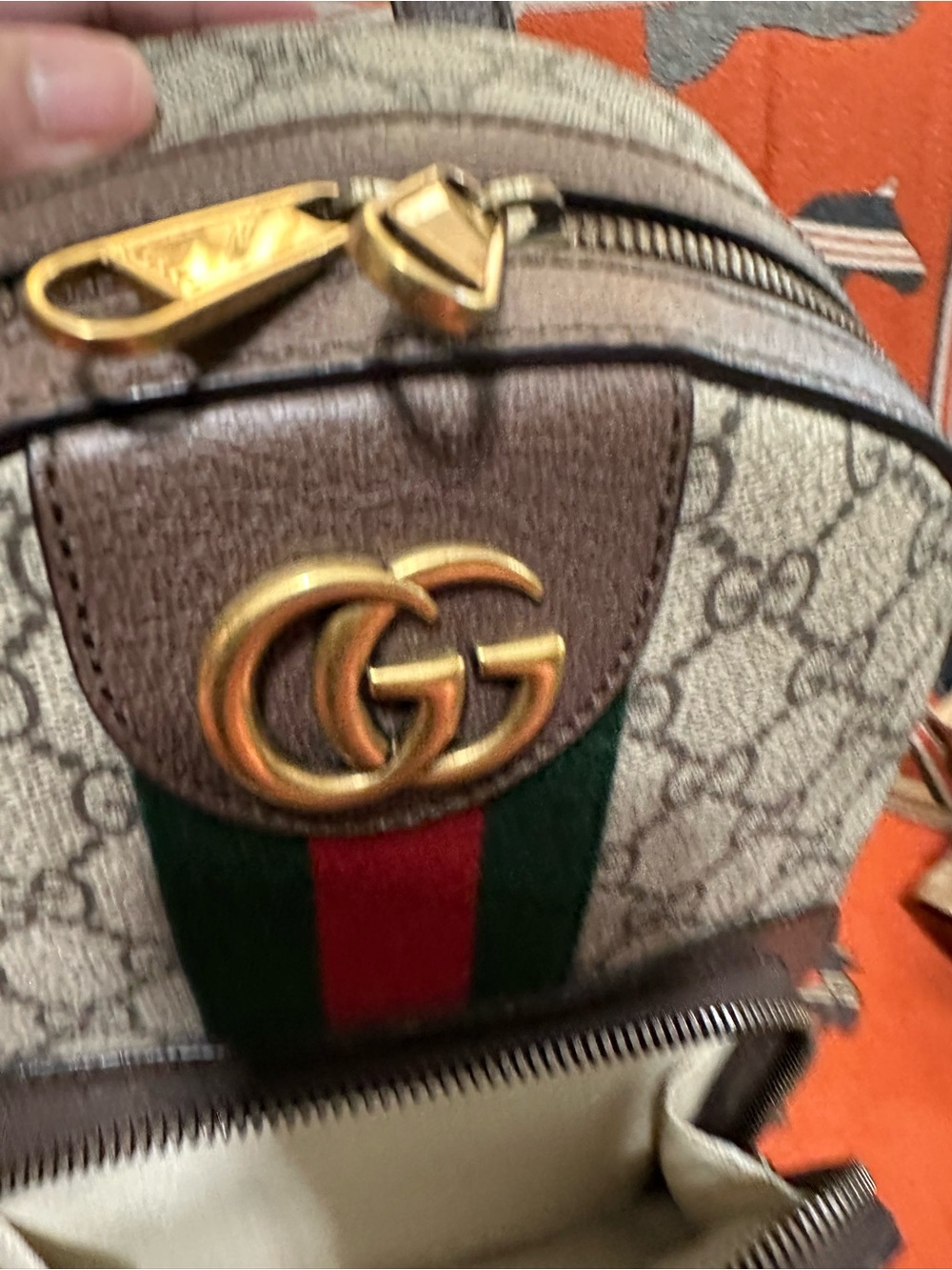 GUCCI ❤️🌟GG SUPREME OPHIDIA BACKPACK ⭐️ - Picture 6 of 12